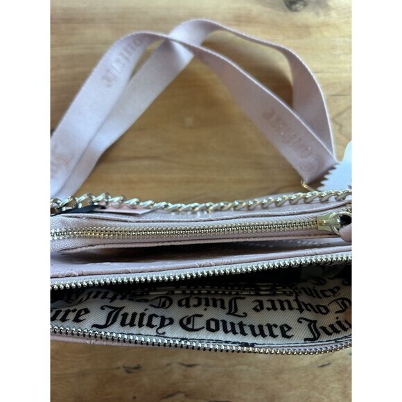 NWT Juicy Couture Double Trouble Crossbody - ‎ Dusty Blush Small Double Handbag - Picture 4 of 5